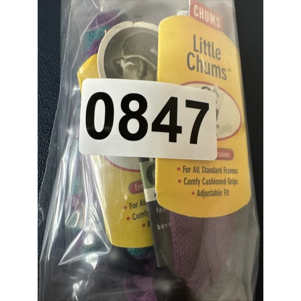 Chums LIttle‎ Chums Eyeglasses Retainer Cord 3 Pack Blue Purple New 0847